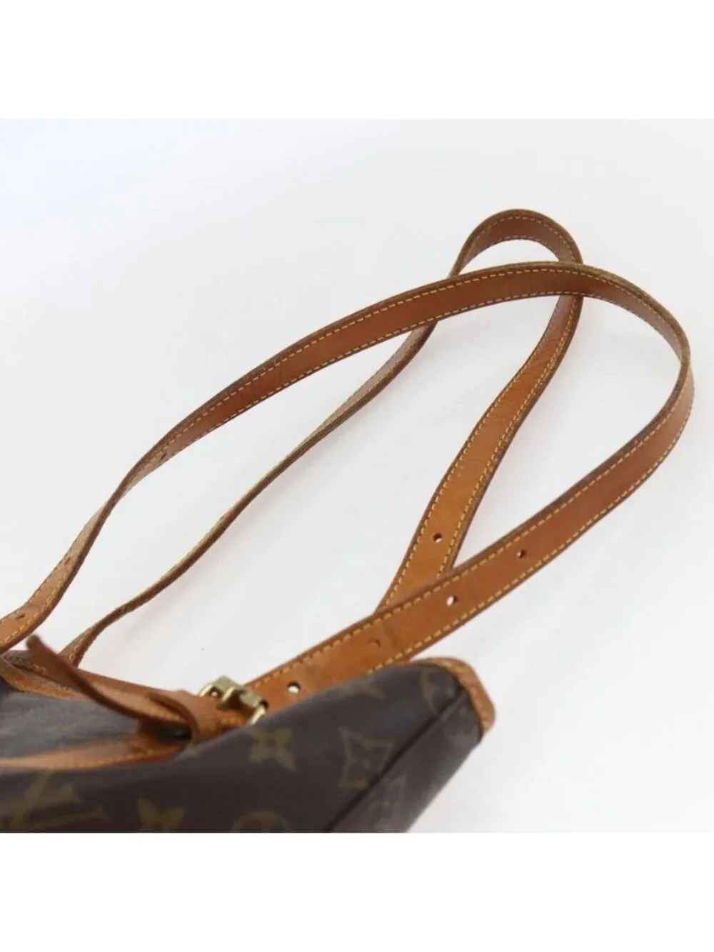 Authentic LOUIS VUITTON Monogram Bucket GM Shoulder Bag M42236 LV
